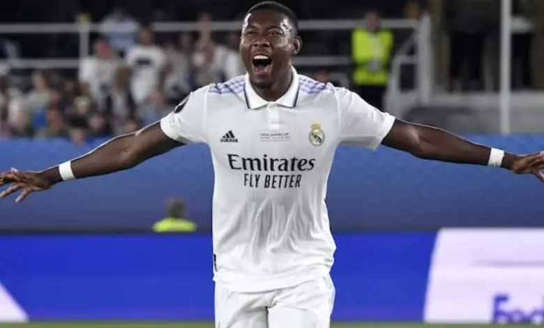 كأس السوبر الإسباني عن ريال مدريد أوريلين تشواميني وديفيد ألابا