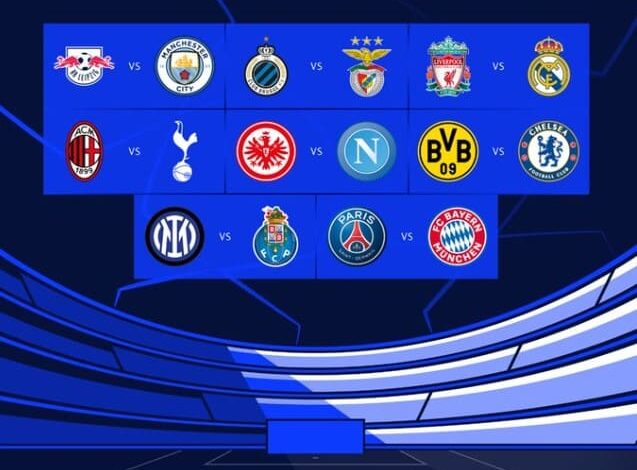 مباريات-دور-الـ16-من-دوري-أبطال-أوروبا
