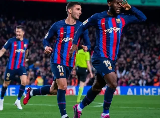 رفع برشلونة رصيده في صدارة ترتيب الدوري الإسباني إلى 68 نقطة