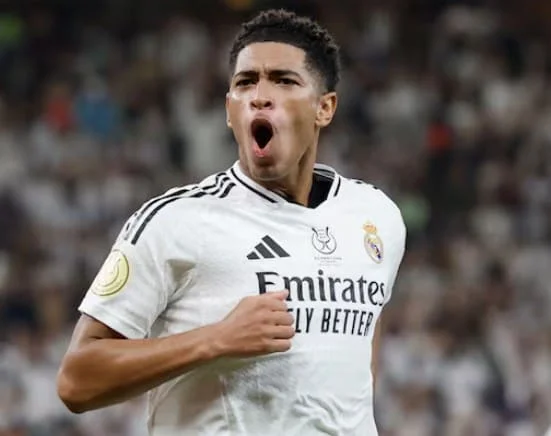 وصل الإنجليزي بيلينغهام إلى معادلة رقم ميسي في دوري أبطال أوروبا ضمن مباراة ريال مدريد وسالزبورغ بيلينغهام
