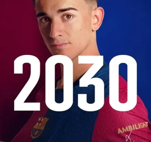تجديد عقد جافي مع برشلونة