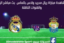 بث مباشر ريال مدريد ولاس بالماس