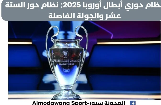 نظام دوري أبطال أوروبا 2025؟ وكيفية التأهل لدور الستة عشر
