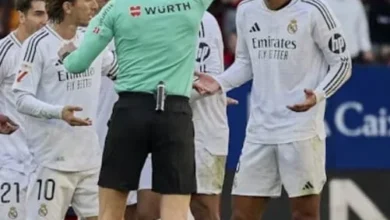 ريال مدريد-بيلينجهام مهدد بالإيقاف 12 مباراة بعد البطاقة الحمراء