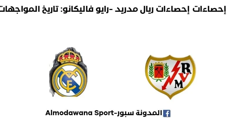 إحصاءات ريال مدريد -رايو فاليكانو