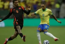 البرازيل - كولومبيا 2-1: رافينيا وفينيسيوس ينقذان البرازيل