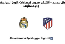 إحصاءات أتلتيكو مدريد - ريال مدريد