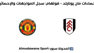 إحصاءات مان يونايتد - فولهام