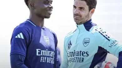 هل سيلعب ساكا ضد ريال مدريد في دوري أبطال أوروبا؟