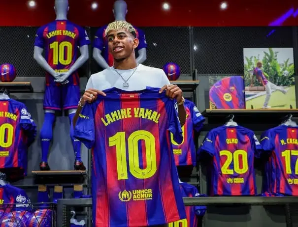تفاصيل عقد لامين يامال Lamine Yamal الجديد مع برشلونة