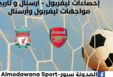 إحصاءات ليفربول - أرسنال: تاريخ مواجهات ليفربول وأرسنال