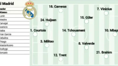 تشكيلة ريال مدريد ضد أوساسونا اليوم