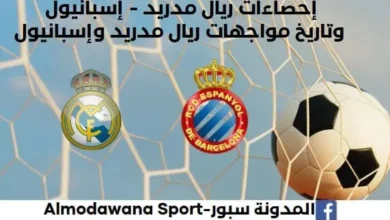 إحصاءات ريال مدريد - إسبانيول وتاريخ مواجهات ريال مدريد وإسبانيول