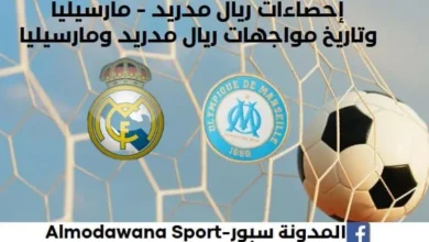 إحصاءات ريال مدريد - مارسيليا وتاريخ ريال مدريد ومارسيليا والإحصائيات