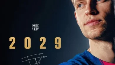 تفاصيل عقد دي يونغ الجديد مع برشلونة: المدة والشرط الجزائي 500 مليون والراتب