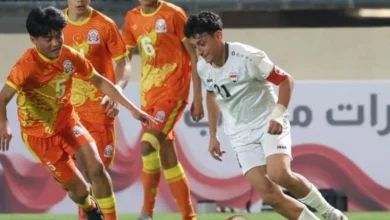 موعد والقناة الناقلة لمباراة العراق للناشئين وأستراليا