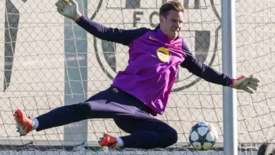 إصابات وغيابات برشلونة ضد آينتراخت فرانكفورت من هم الاعبون المصابون