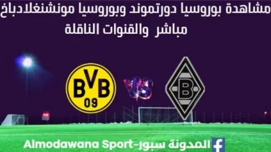 مشاهدة بوروسيا دورتموند مونشنغلادباخ بث مباشر بوروسيا دورتموند