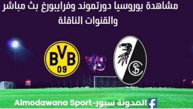 مشاهدة بوروسيا دورتموند وفرايبورغ بث مباشر بوروسيا دورتموند