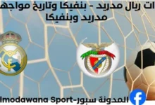 إحصاءات ريال مدريد ضد بنفيكا وتاريخ مواجهات ريال مدريد وبنفيكا