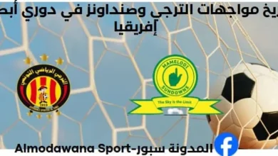 تاريخ مواجهات الترجي وصنداونز في جميع المسابقات