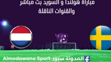 مشاهدة هولندا و السويد بث مباشر هولندا و السويد