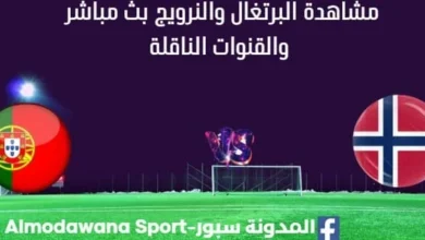 مشاهدة البرتغال والنرويج بث مباشر