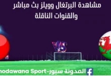 مشاهدة البرتغال وويلز بث مباشر