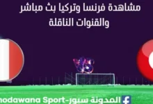 مشاهدة فرنسا وتركيا بث مباشر